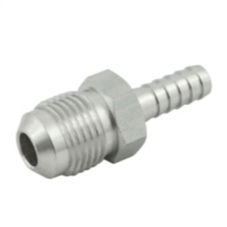 Hose Stem 1/4" Barb X 3/8" MFL (Stainless Steel)