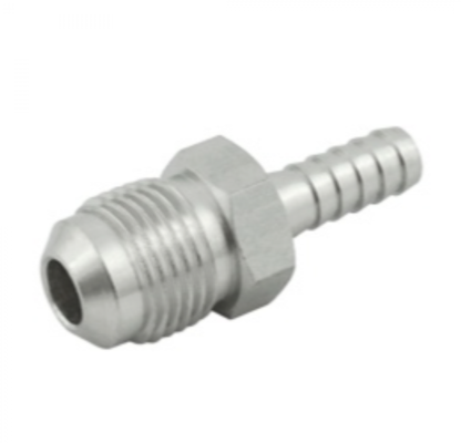 Hose Stem 1/4" Barb X 3/8" MFL (Stainless Steel)