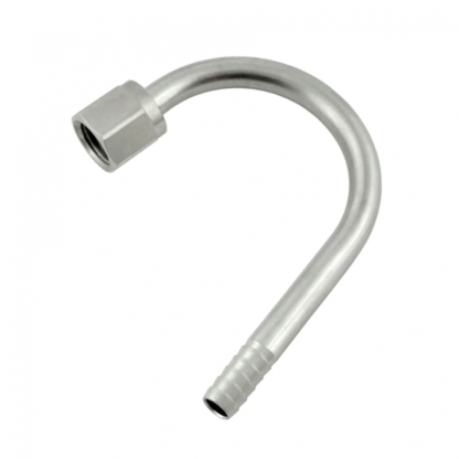180° Swivel Elbow, 1/4"B X 1/4"FFL (304 S/S)