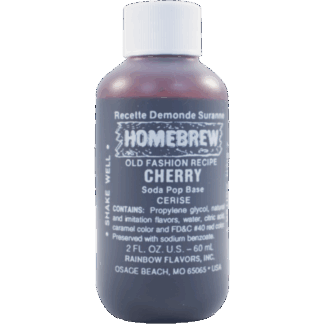 Rainbow Flavors | Cherry Extract | Old Fashion Recipe | Soda Pop Base 2 fl oz