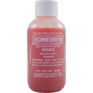 Rainbow Flavors | Orange Soda Extract | Old Fashion Recipe | Soda Pop Base 2fl oz
