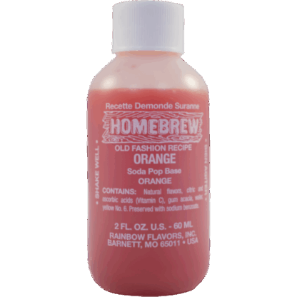 Rainbow Flavors | Orange Soda Extract | Old Fashion Recipe | Soda Pop Base 2fl oz