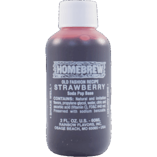 Rainbow Flavors | Strawberry Extract | Old Fashion Recipe | Soda Pop Base 2fl oz