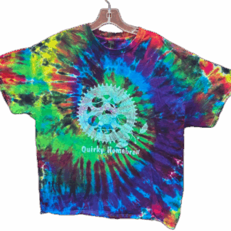 Quirky Homebrew Tie Dyed Unisex T-Shirt - XL - Shirt #2