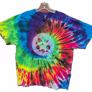 Quirky Homebrew Tie Dyed Unisex T-Shirt - XL - Shirt #4
