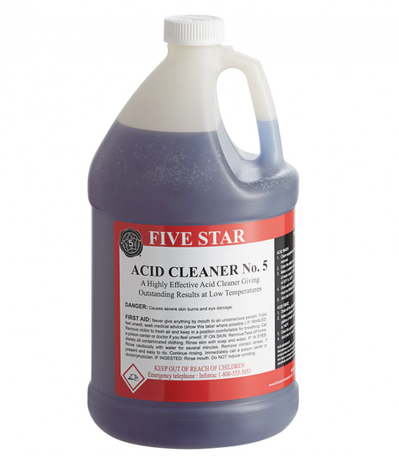 Five Star Acid Cleaner #6 1-Gallon, Case of 4