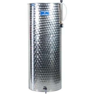 Marchisio Variable Volume Tank | Flat Bottom | Stainless Steel | Marbled Finish | 200L