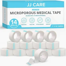 JJ Care Microporous Medical Tape 1 roll, 1" x 10 yards