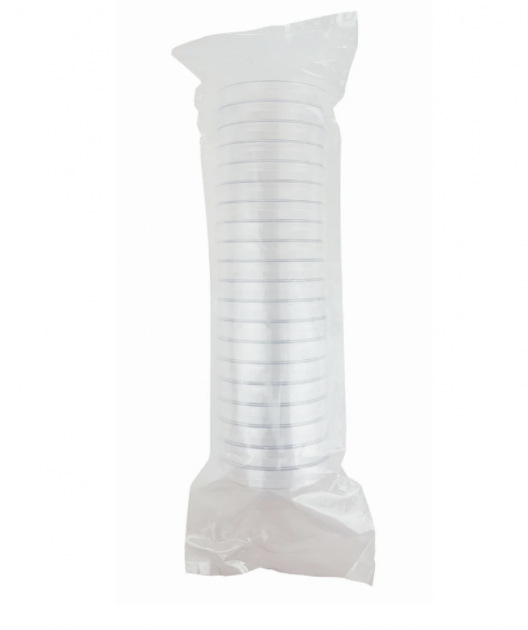 90mm x 15mm 2 Piece Petri Dishes, 25pk