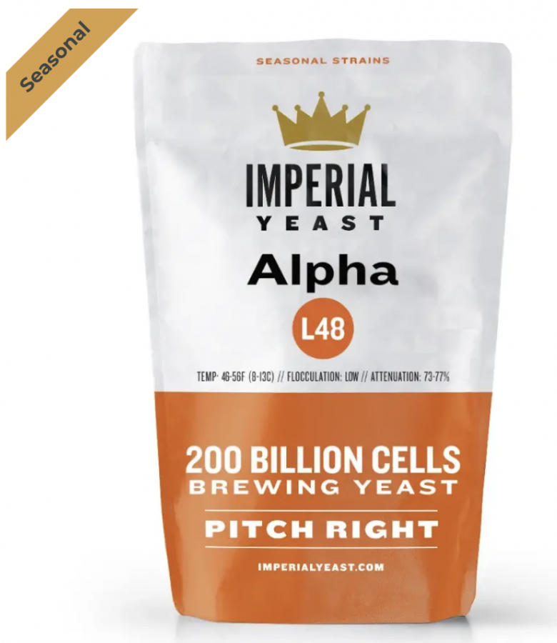L48 Alpha - Imperial Yeast | 200 Billion Cells (Seasonal Strain)