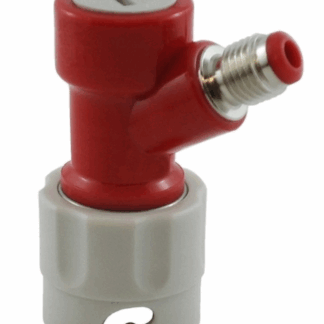 Pin Lock Gas Connector-2 Pins 1/4" Threads