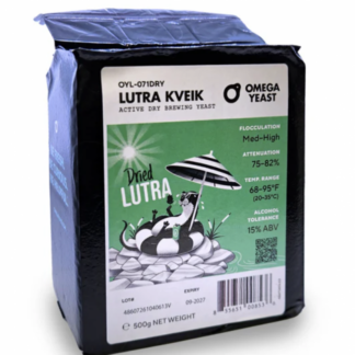 OYL-071 Omega Dry Lutra Kveik Yeast, 500g