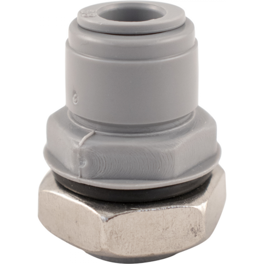 Duotight Push-In Bulkhead - 9.5 mm (3/8 in.) x 1/2 in. BSP
