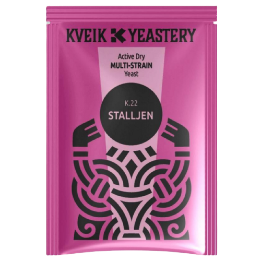 Kveik Yeastery | K.22 Stalljen | Multi-Strain Kveik Yeast | Dry Beer Yeast 7g