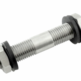 Bulkhead Adapter, 1/4"MFL X 1/4"MFL- 3"L (304 S/S)