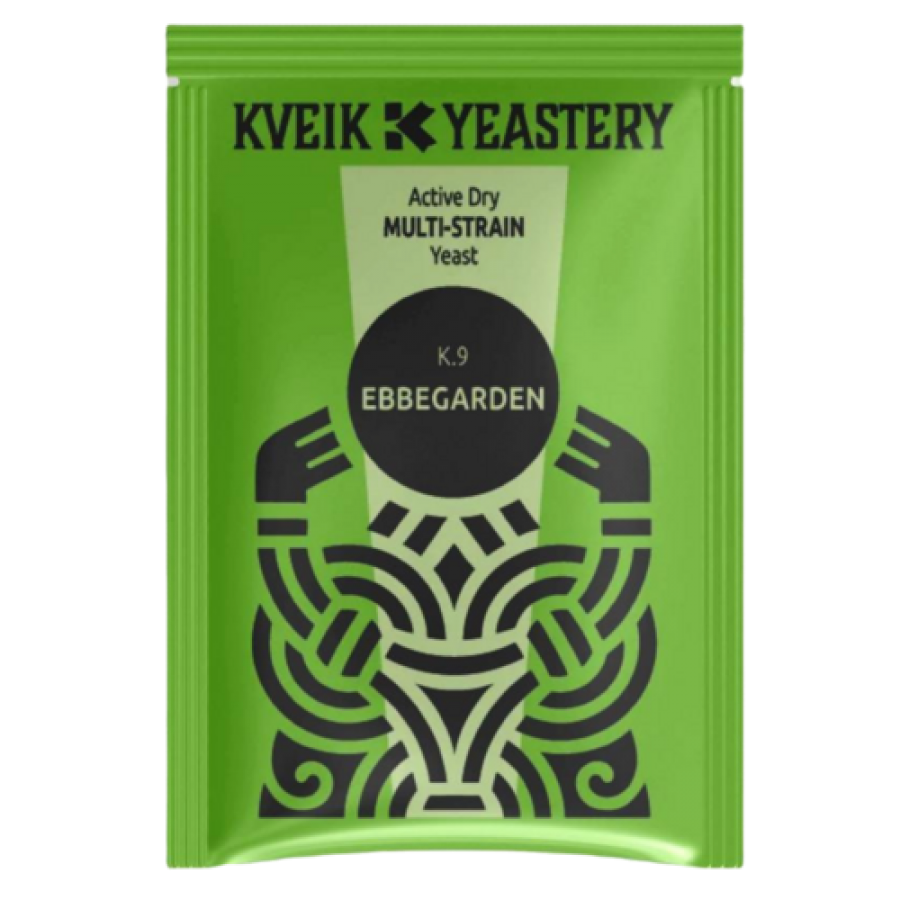 Kveik Yeastery | K.9 Ebbegarden | Multi-Strain Kveik Yeast | Dry Beer Yeast