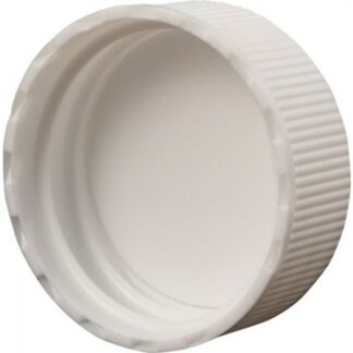 White Plastic Screw Cap - 28 mm