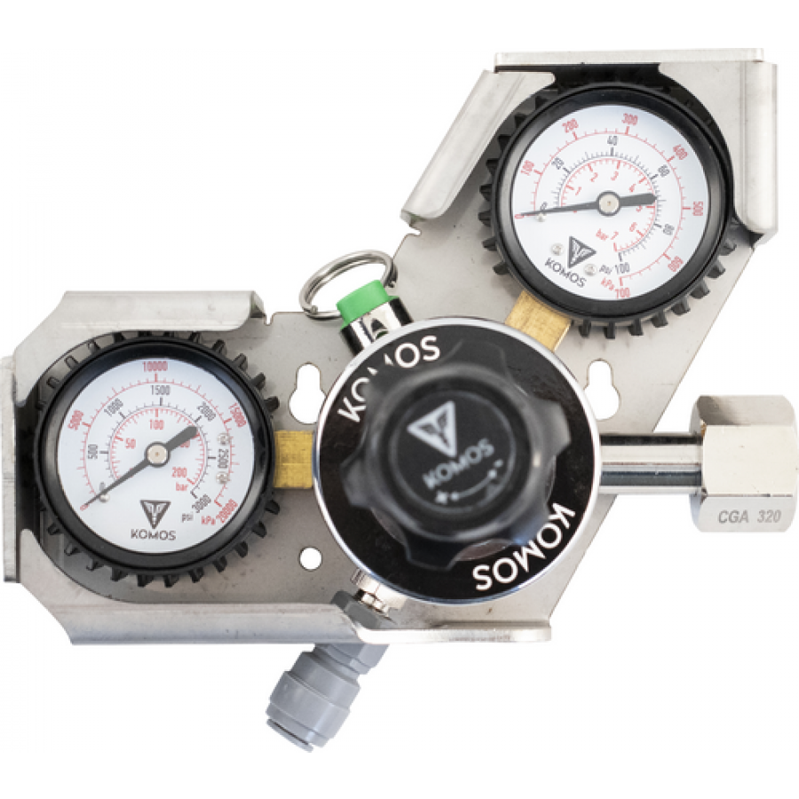 Gauge Cage for KOMOS® Premium CO2 Regulator | 304 Stainless Steel - Image 2