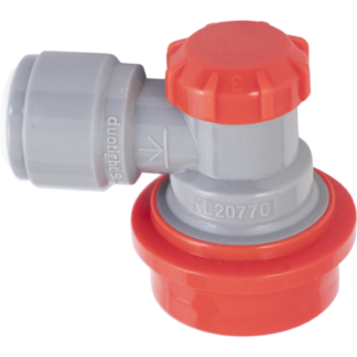 Duotight Ball Lock QD Gas In | Quick Disconnect Gas In Push-In Fitting 9.5mm