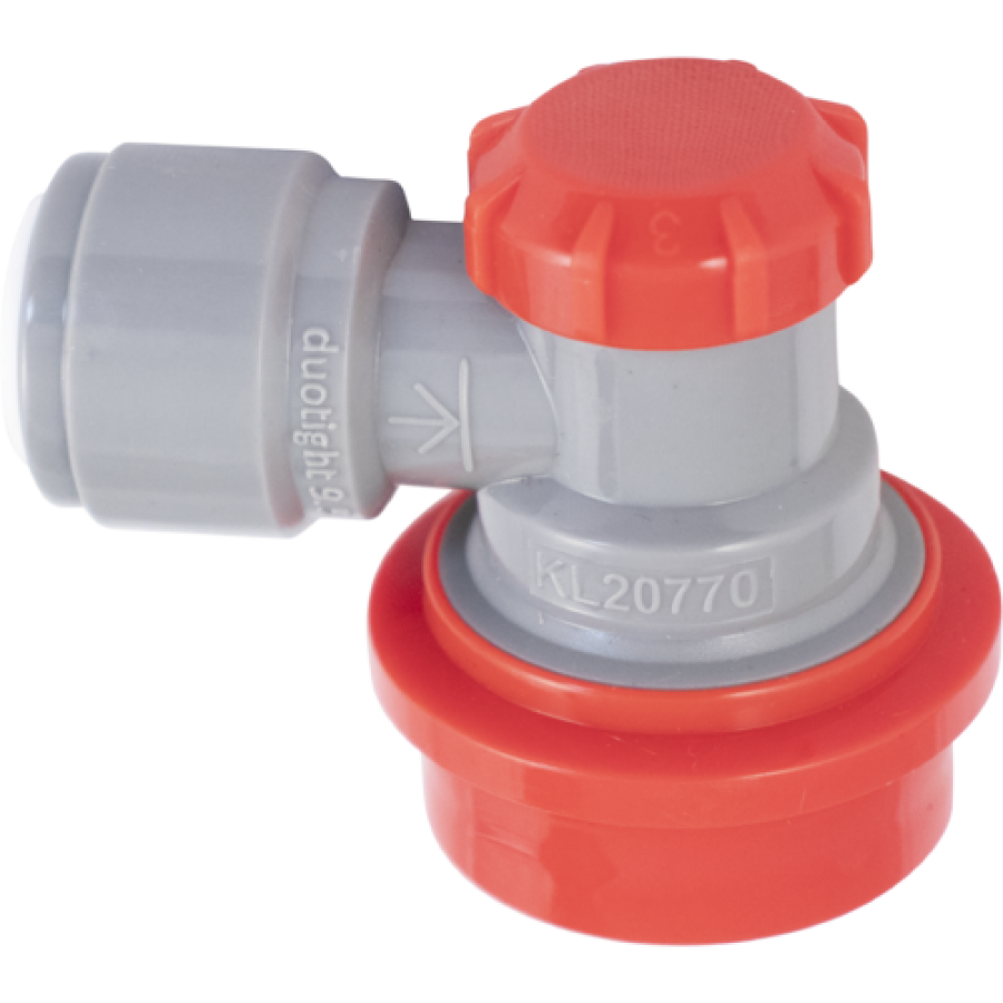 Duotight Ball Lock QD Gas In | Quick Disconnect Gas In Push-In Fitting 9.5mm