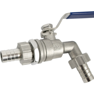 BrewZilla Gen 4 | Replacement Ball Valve Assembly | 1/2" Barbs