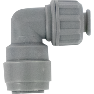 Duotight Push-In Fitting | Reducer Elbow | 8 mm (5/16") x 6.35 mm (1/4") Screw Lock