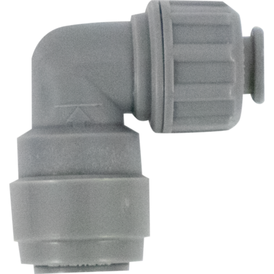 Duotight Push-In Fitting | Reducer Elbow | 8 mm (5/16") x 6.35 mm (1/4") Screw Lock