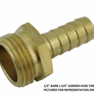 Brass Hose - Male Garden Hose x 1/2'' Barb