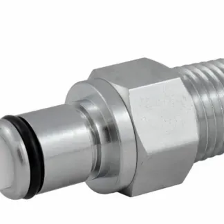 Quick Disconnect, Chrome Plated Male x 1/4" MPT with Check Valve
