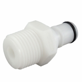 Quick Disconnect Plastic Male x 3/8" MPT No Check Valve
