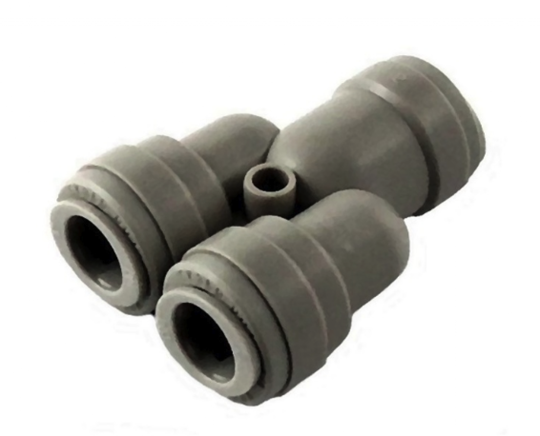 Push-In Wye, 1/4" OD-All (DMFit) Duotight Compatible