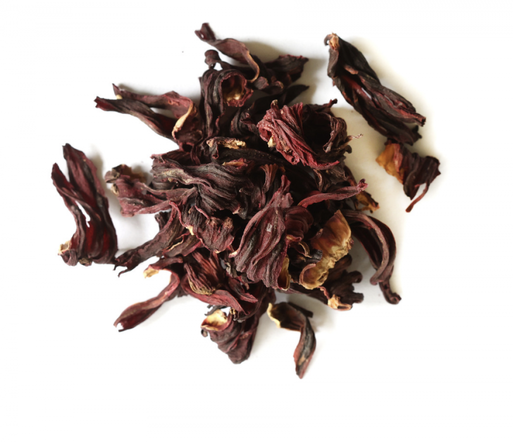 Whole Dried Hibiscus Flower - 1oz