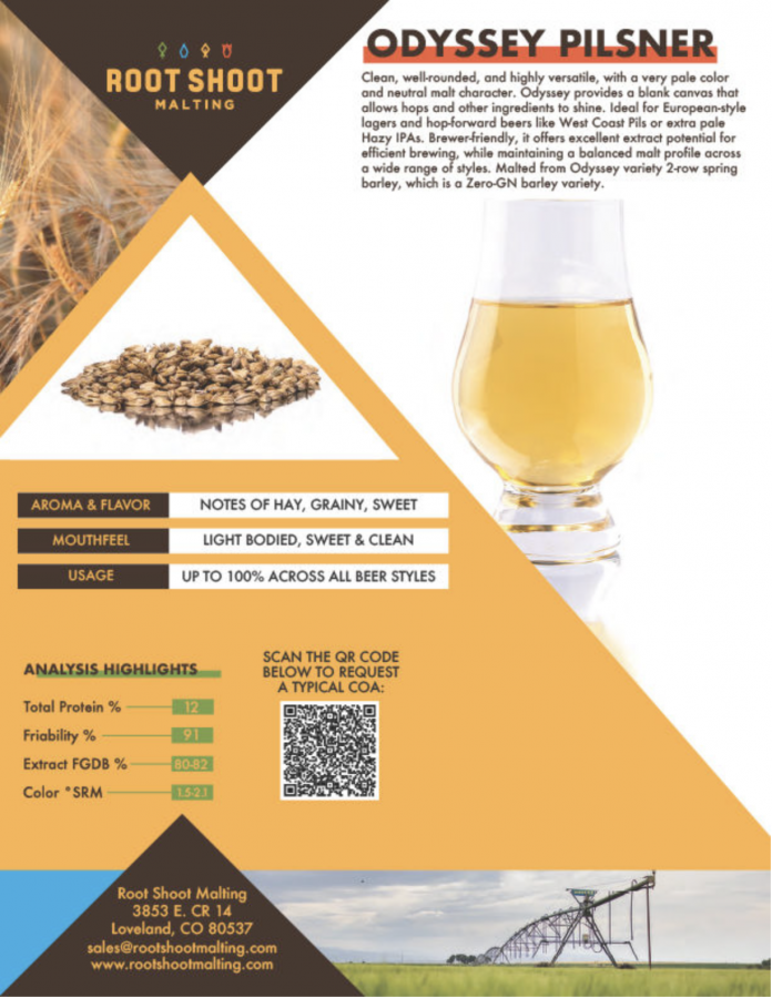 Root Shoot Odyssey Pilsner (1.5-2.2L) 1lb - Image 2