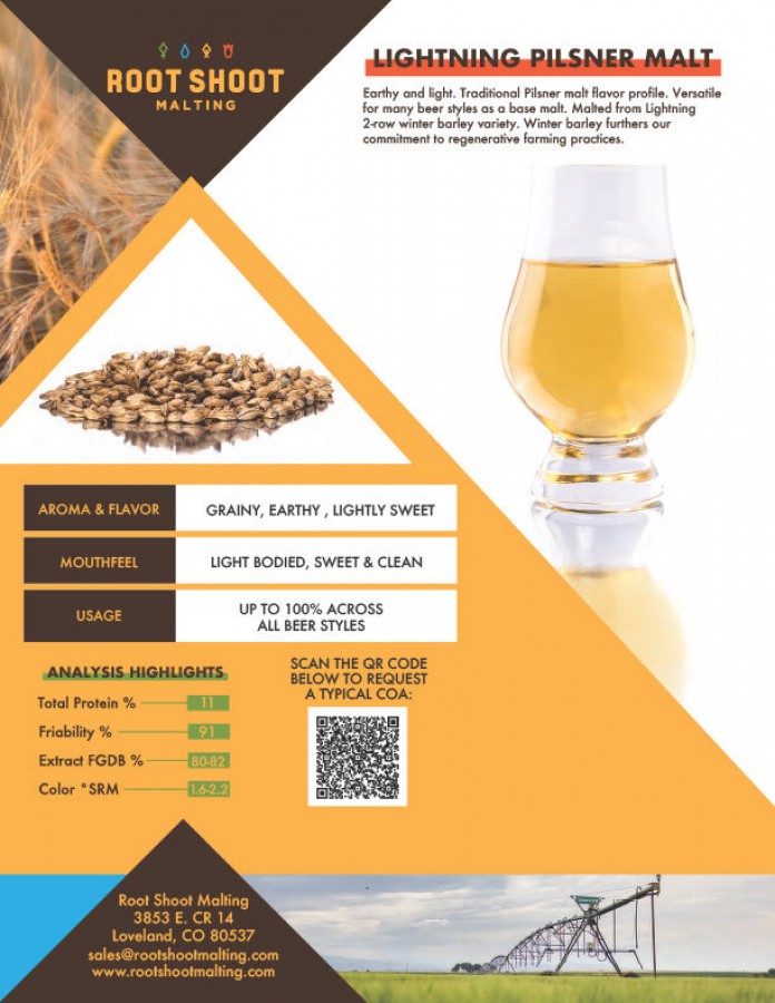 Root Shoot Lightning Pilsner (1.6L-2.2L) 1lb - Image 2