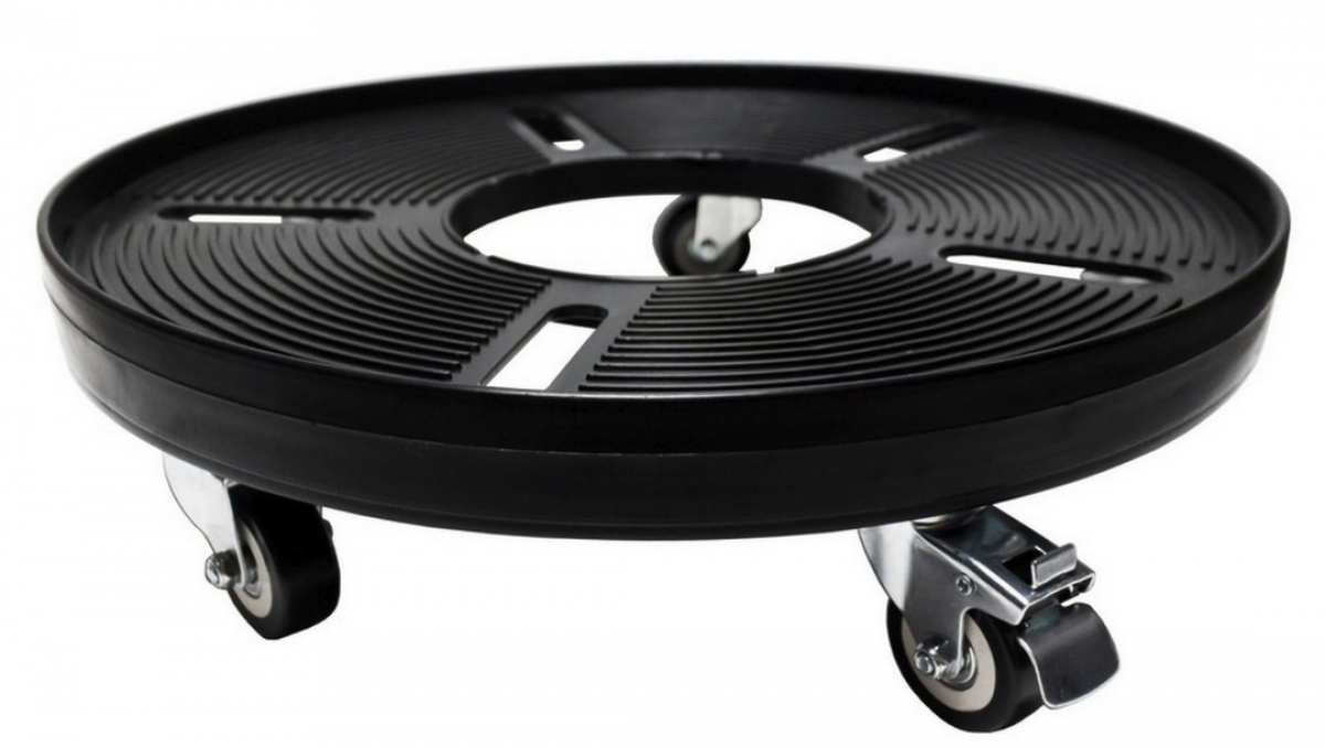 Large Keg Dolly, 16" Dia. (Black) Stack!Co