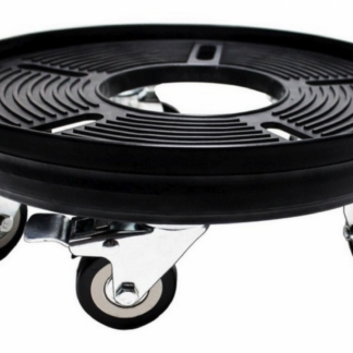 Small Keg Dolly, 12" Dia. (Black) Stack!Co