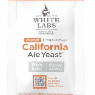 White Labs 001 California Ale Yeast® 11g Dry Packet