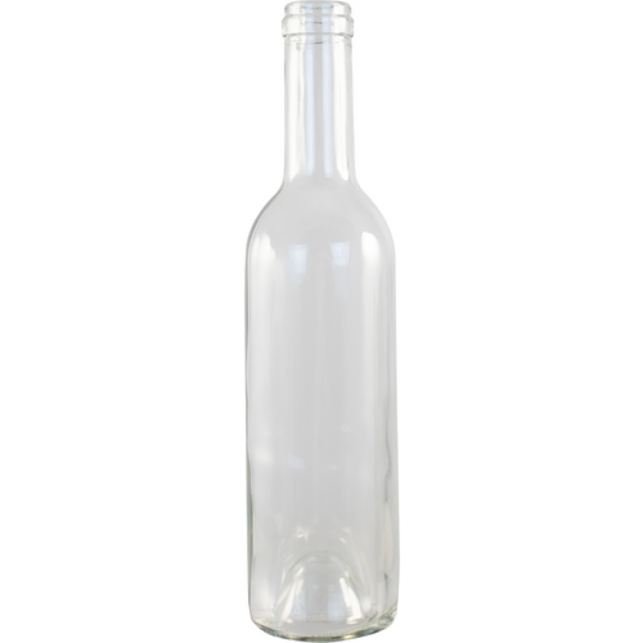 375 mL Flint (Clear) Claret/BordeauxWine Bottles | Case of 12