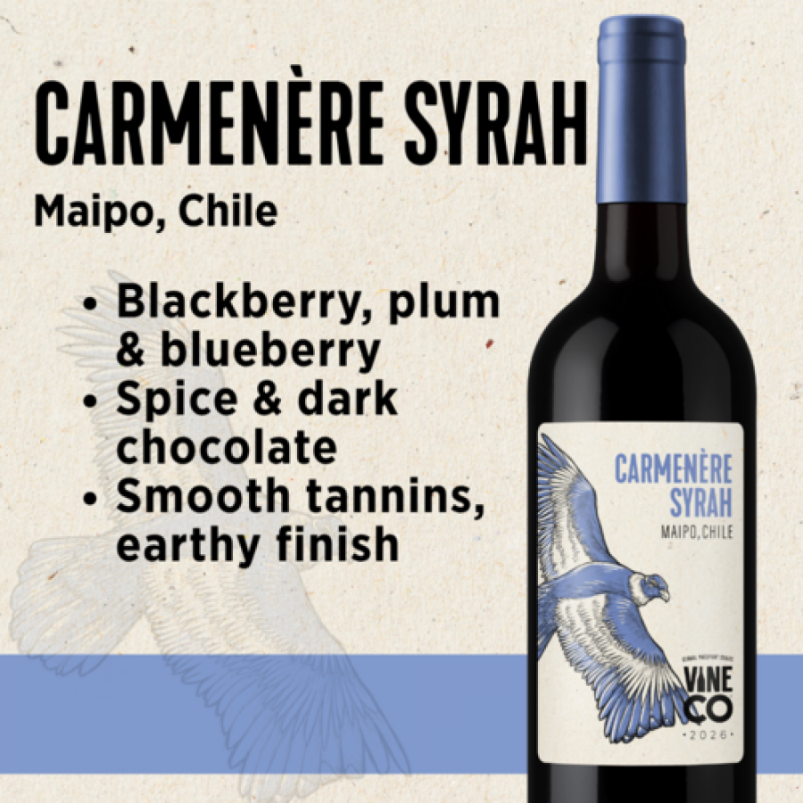 Tinto Fuego Carmenère Syrah Wine Making Kit | VineCo Global Passport Series™ 2026 |