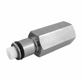 Quick Disconnect, Chrome Plated Male x 1/4" FPT with Check Valve