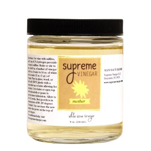 Supreme White Wine Mother of Vinegar 8oz