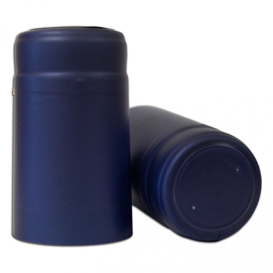 Matte Navy Blue PVC Shrink Capsule 30/Bag