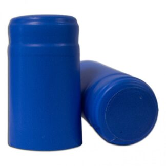 Matte Royal Blue PVC Shrink Capsule 30/Bag