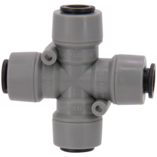 Duotight Push-In Fitting | 8 mm (5/16") | Cross Adapter / Splitter
