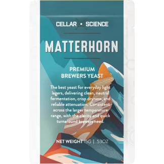 CellarScience® MATTERHORN Dry Beer Yeast 15 G