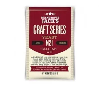 Mangrove Jack's Dried Yeast Belgian Wit M21 - 10g