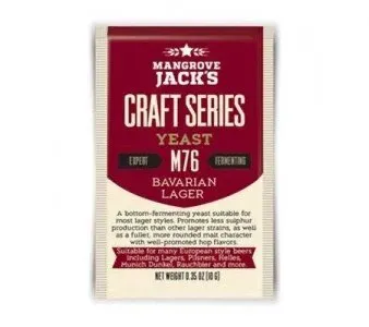 Mangrove Jack's Dried Yeast Bavarian Lager M76 - 10g
